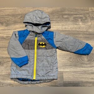 Batman Kids Costume Jacket - Gray, Blue, and Yellow